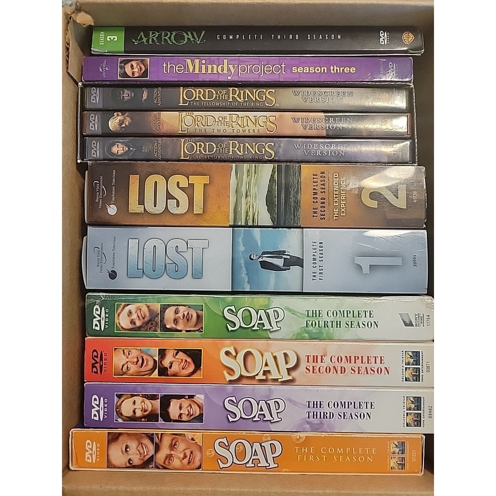 Lot Of 9 Serial/Multi Disk DvDs